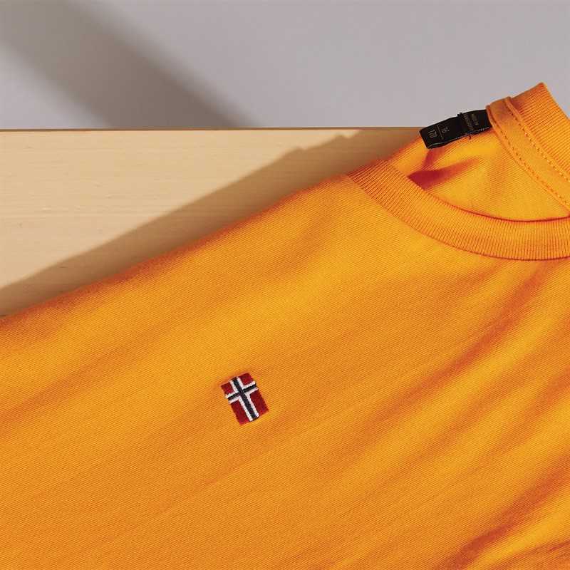 Napapijri Junior Boys Salis Small Logo T-Shirt Apricot