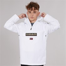 Napapijri Junior Boys Rainforest Summer Anorak Jacket Bright White