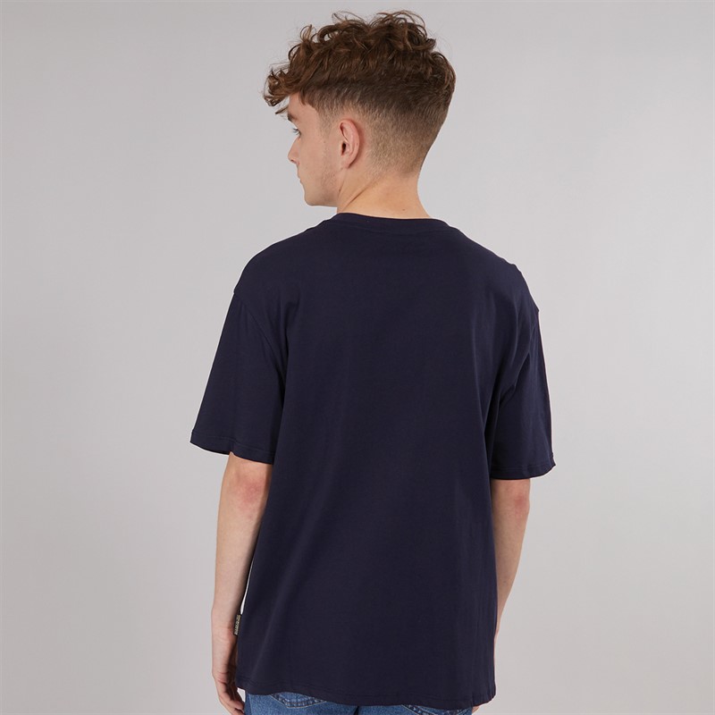 Napapijri Junior Boys Sella Graphic T-Shirt Blue Marine