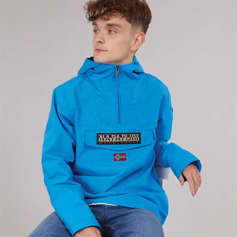 Napapijri Junior Boys Rainforest Anorak Jacket French Blue