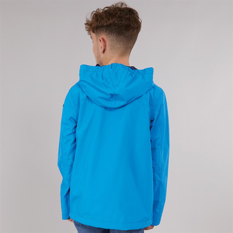 Napapijri Junior Boys Rainforest Anorak Jacket French Blue