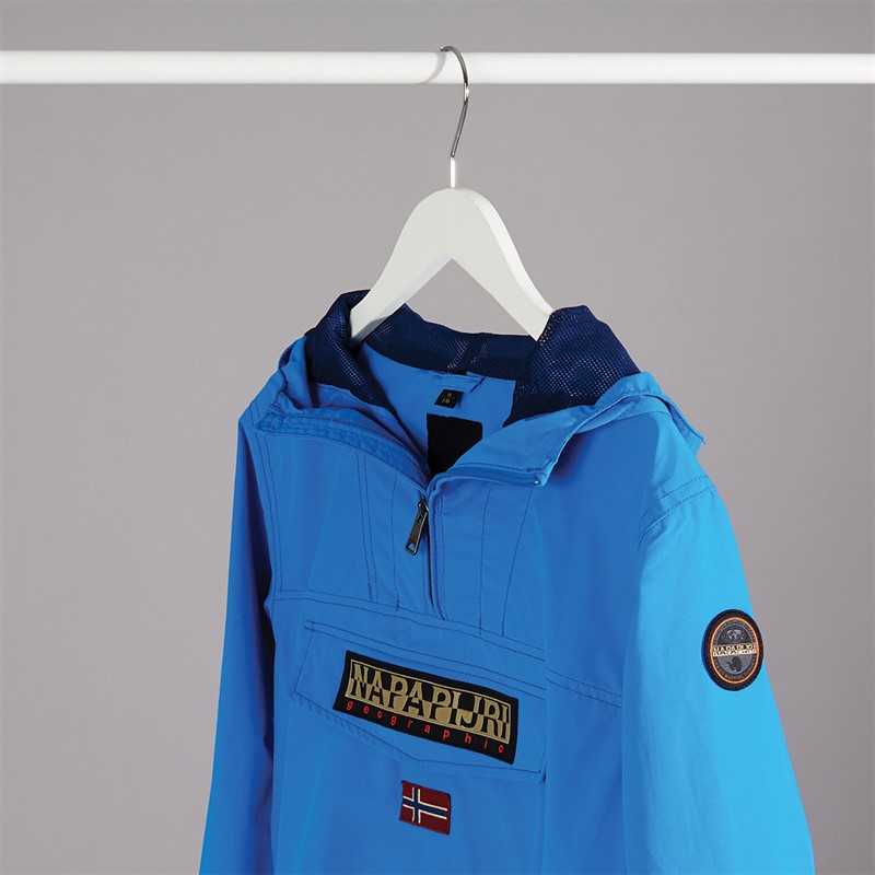 Napapijri Junior Boys Rainforest Anorak Jacket French Blue
