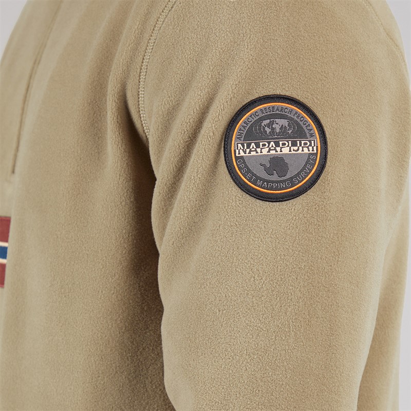 Napapijri Tev Polar 1/2 zamek błyskawiczny bluza dla niego kolor Fallen Rock