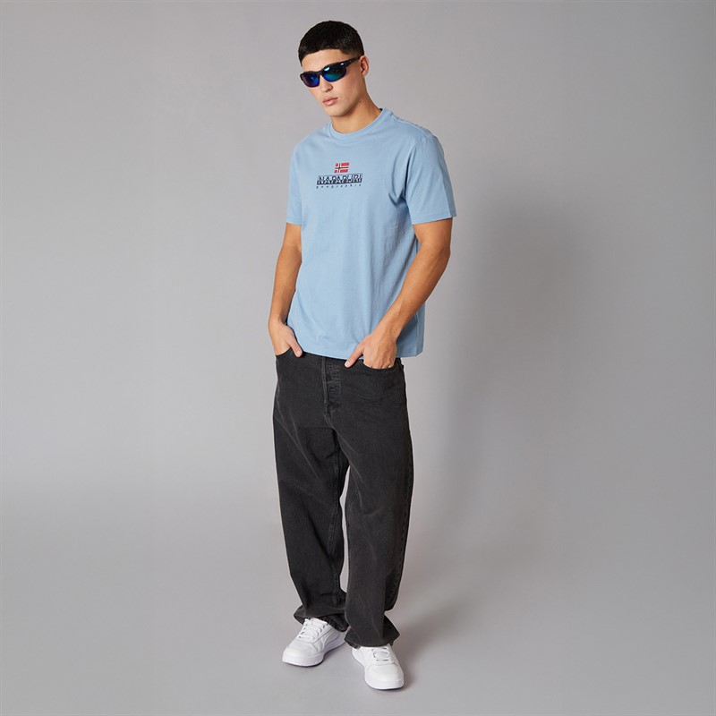 Napapijri Sory T-shirt dla niego kolor Faded Denim