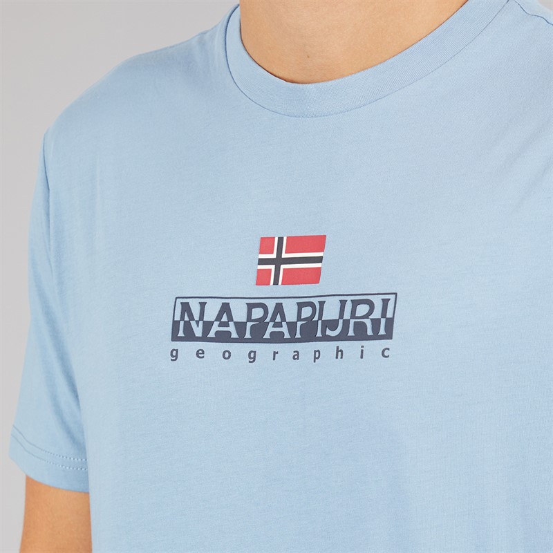 Napapijri Sory T-shirt dla niego kolor Faded Denim