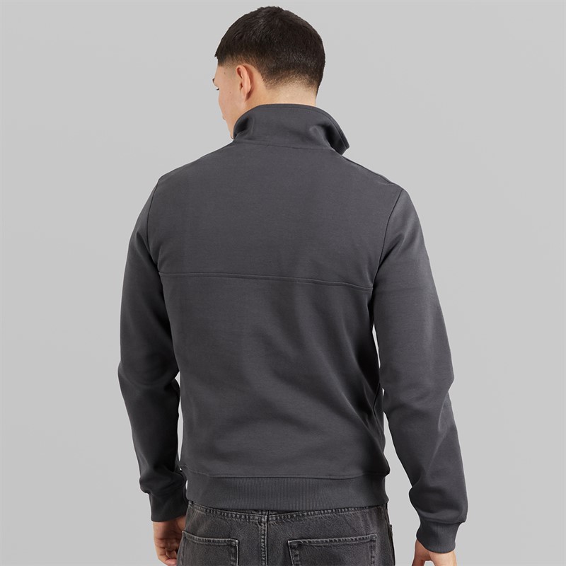 Napapijri Sweatshirt 1/2 Zip Bastien Homme Dark Grey Solid