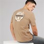 Napapijri T-shirt graphique Homme Rift Back Beige Rocky