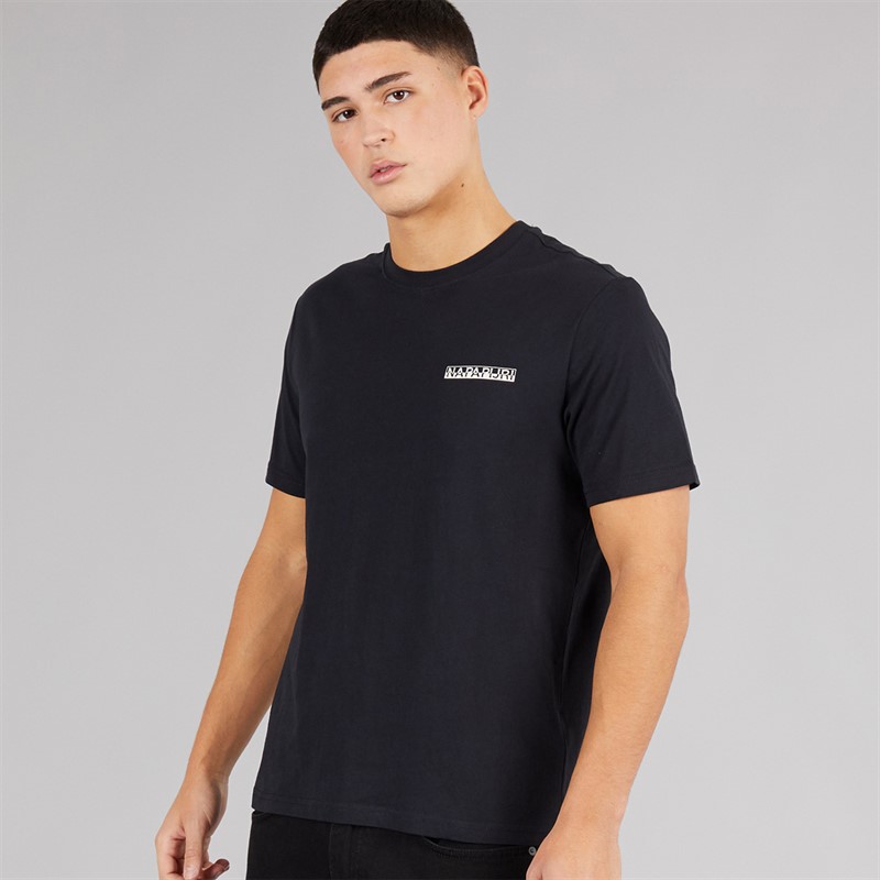 Napapijri T-shirt à dos graphique Mirada Homme Noir