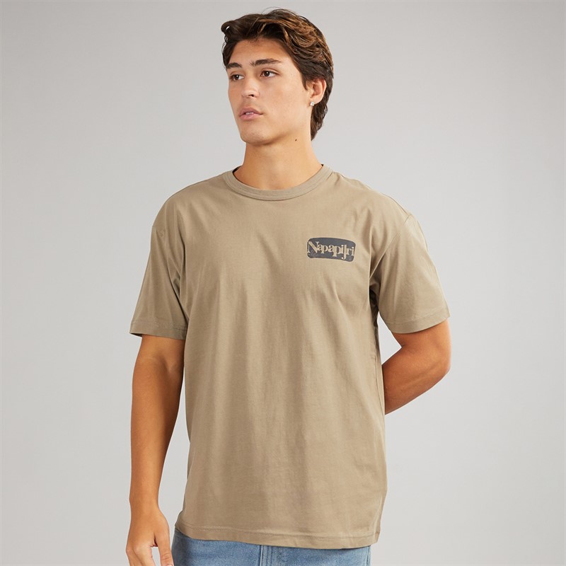 Napapijri Mens Snibston T-Shirt Fallen Rock