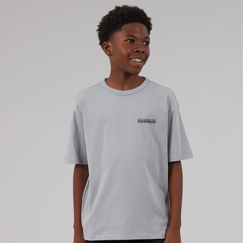 Napapijri Junior Scape T-Shirt Shark Skin
