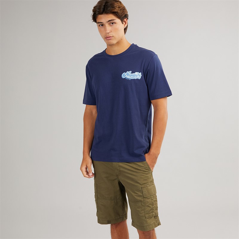 Napapijri Mens Zinc T-Shirt Naval Acade