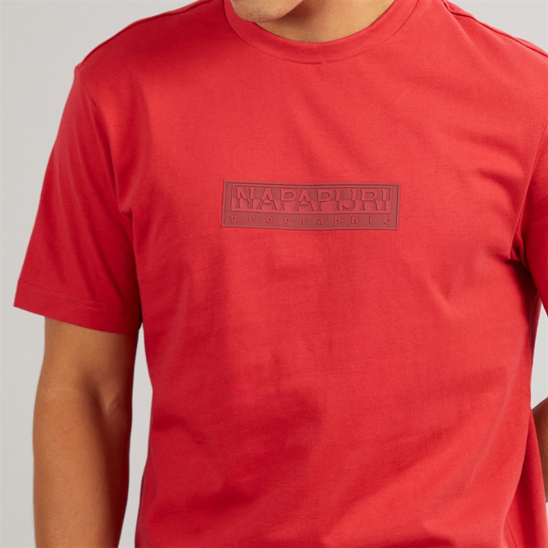 Napapijri Mens Box Logo T-Shirt American