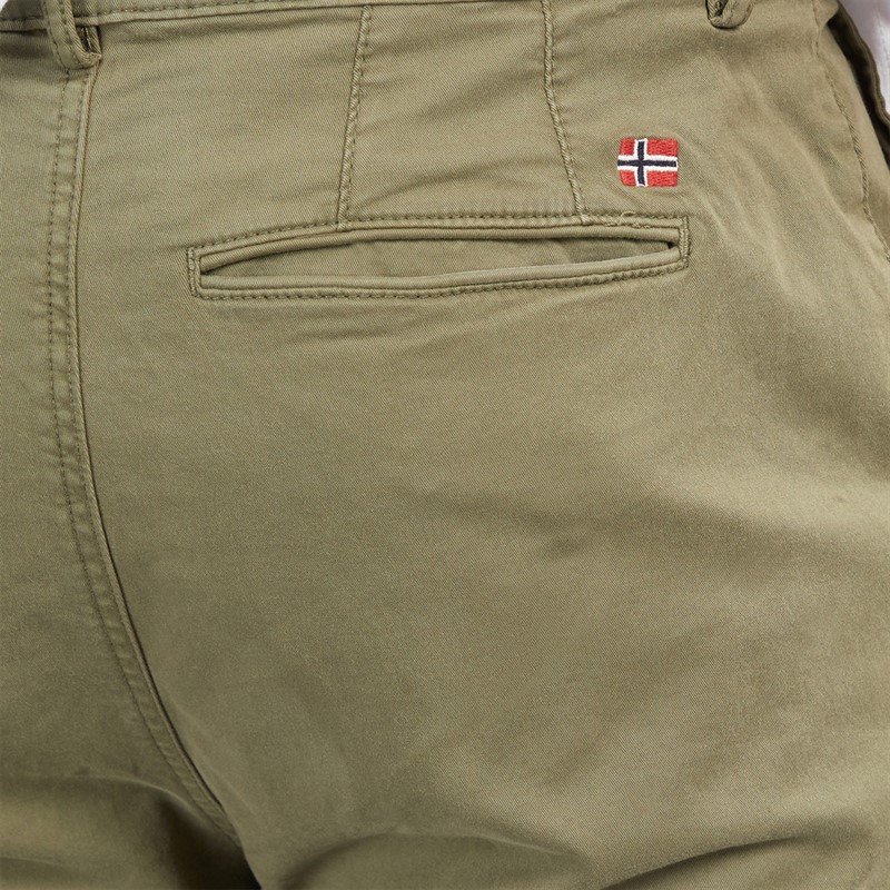 Napapijri Mens Puyo Chino Trousers Tea Leaf
