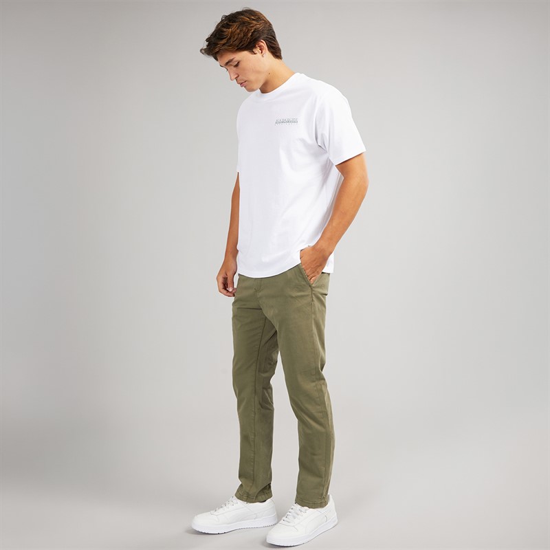 Napapijri Mens Puyo Chino Trousers Tea Leaf