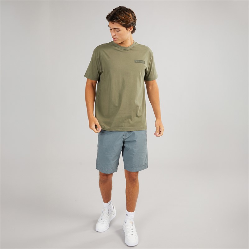 Napapijri Mens Bretby T-Shirt Tea Leaf
