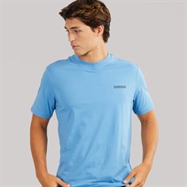 Napapijri Mens Small Box T-Shirt Blue Jasper