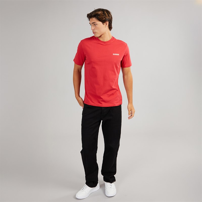 Napapijri Mens Small Box T-Shirt American