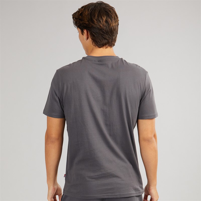 Napapijri Mens Sory T-Shirt Dark Grey Solid