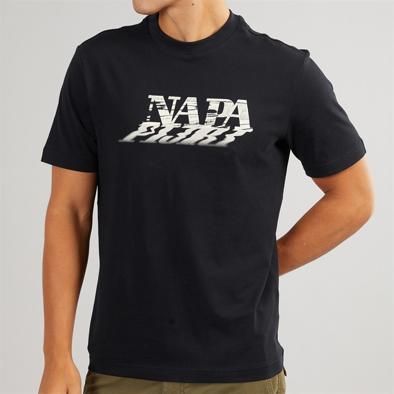 Napapijri Mens Lodestar T-Shirt Black Beauty
