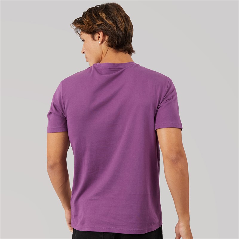 Napapijri Mens Salis T-Shirt Purple Pass
