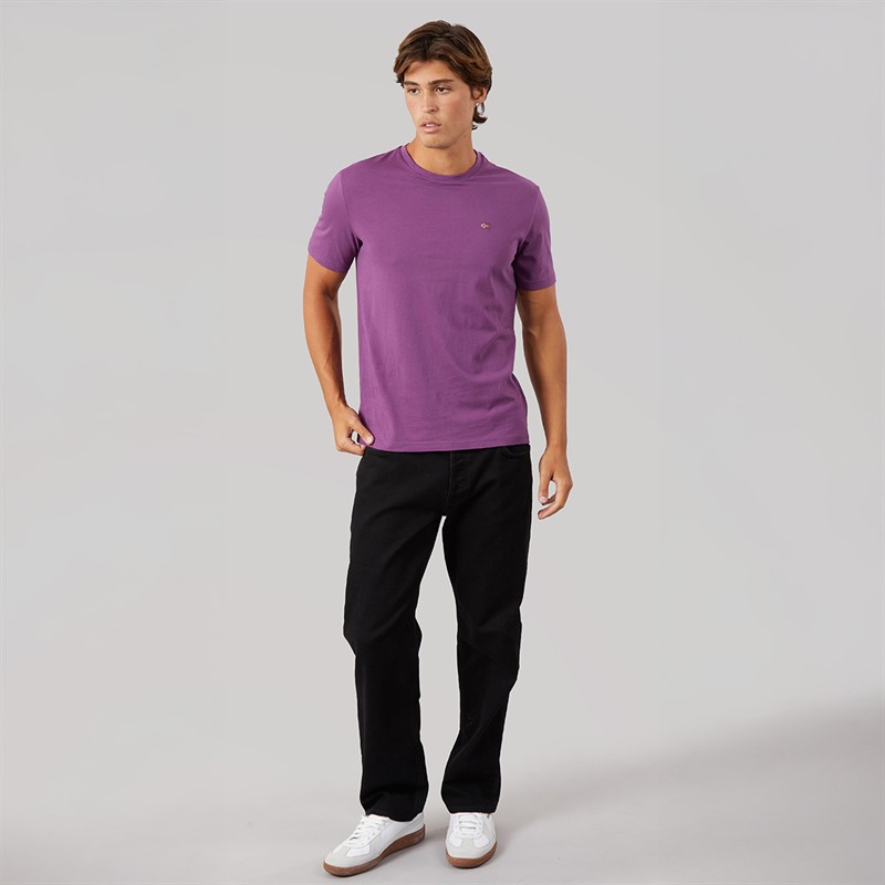 Napapijri Mens Salis T-Shirt Purple Pass
