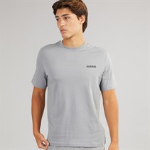 Napapijri Mens Small Box T-Shirt Shark Skin