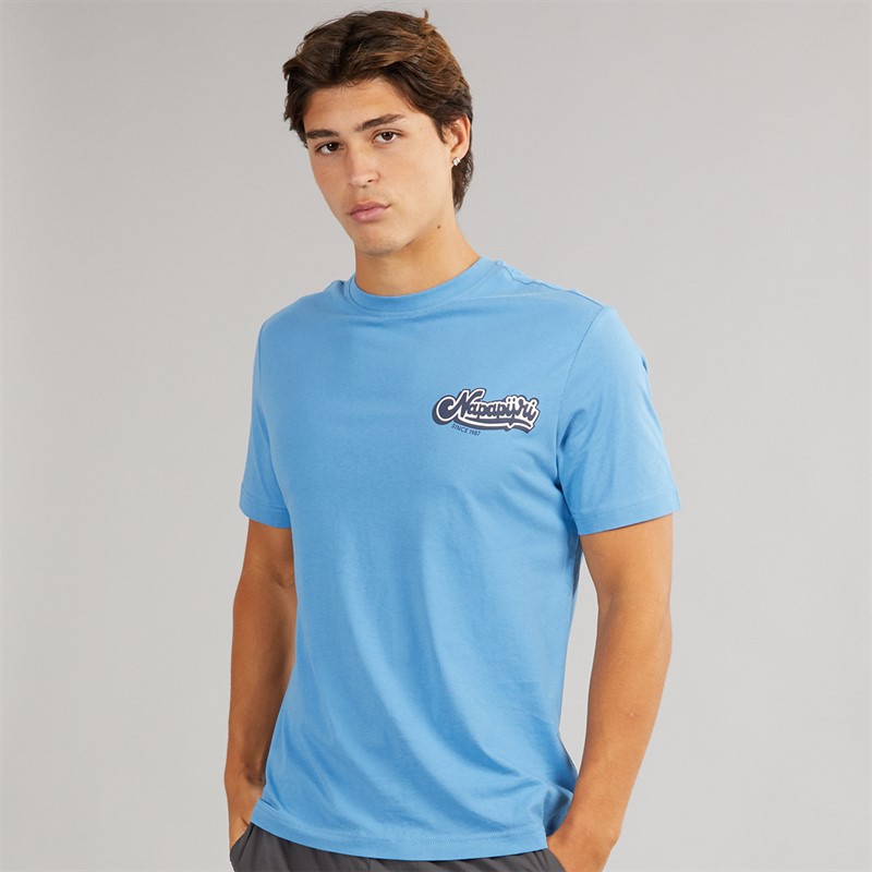 Napapijri Mens Zinc T-Shirt Blue Jasper