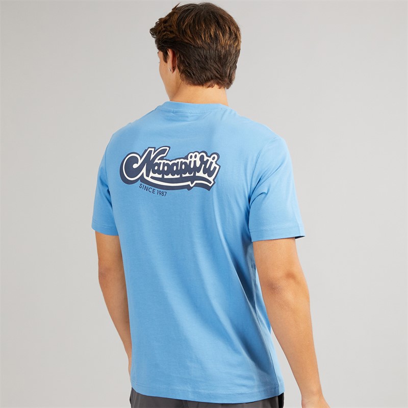 Napapijri Mens Zinc T-Shirt Blue Jasper