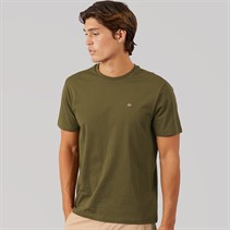 Napapijri Mens Salis T-Shirt Dark Olive