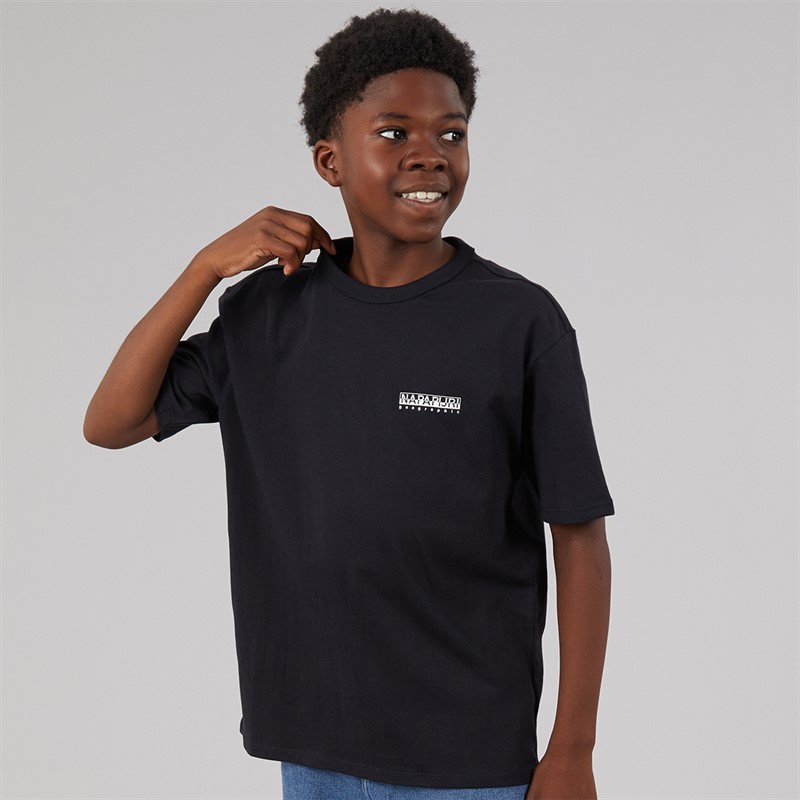 Napapijri Junior Scape T-Shirt Black Beauty