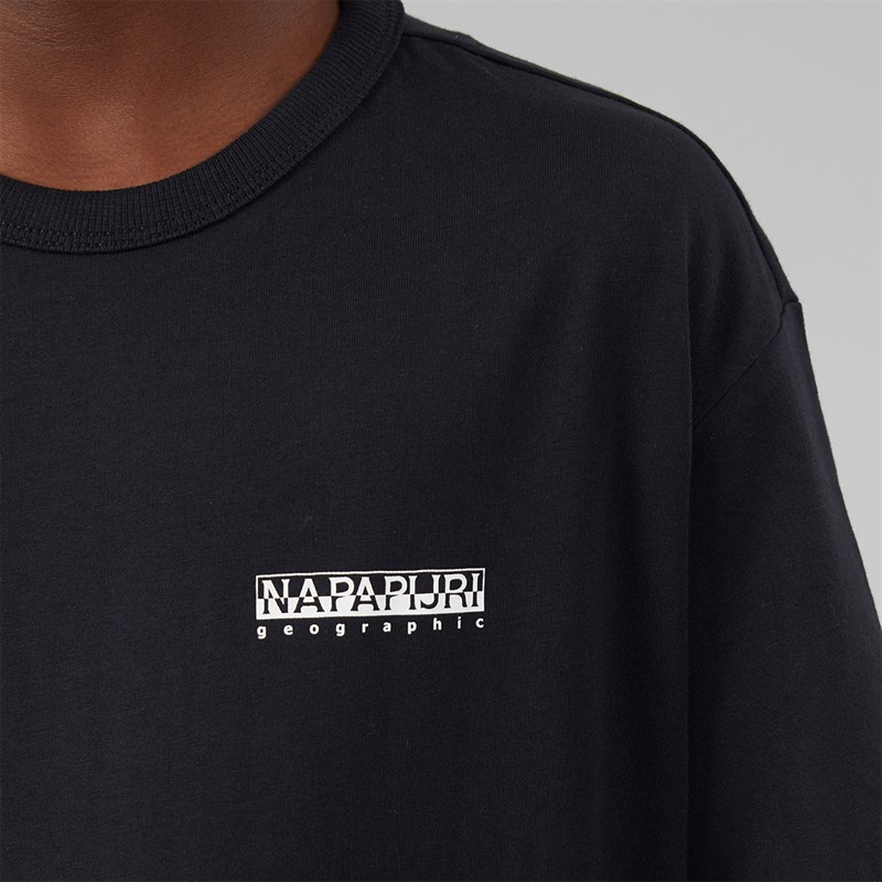 Napapijri Junior Scape T-Shirt Black Beauty
