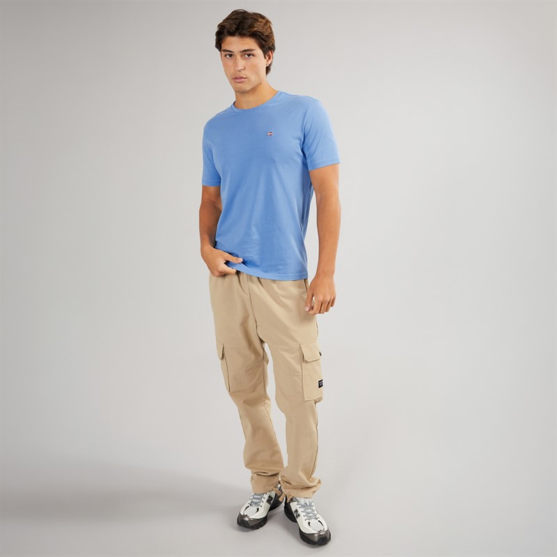 Napapijri Mens Salis T-Shirt Blue Jasper