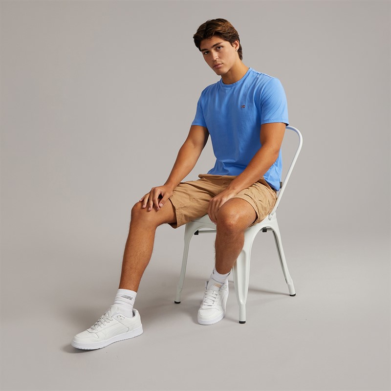 Napapijri Mens Salis T-Shirt Ultramarine