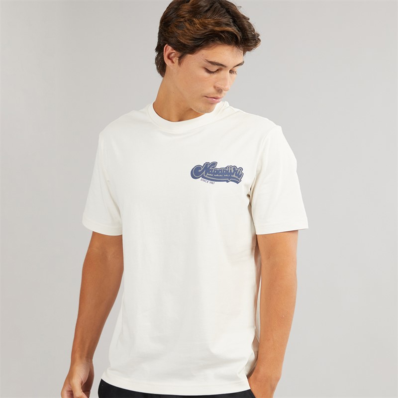 Napapijri Mens Zinc T-Shirt White Whisper