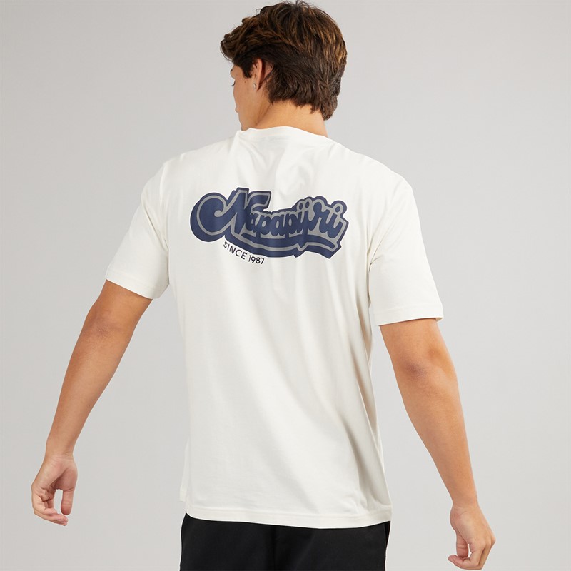 Napapijri Mens Zinc T-Shirt White Whisper