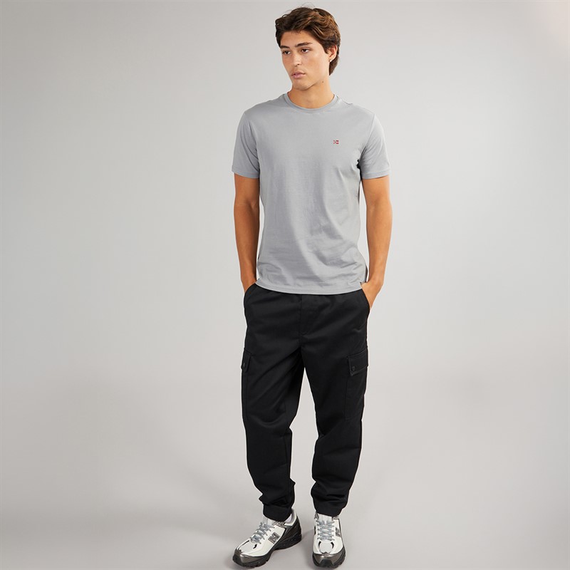 Napapijri Mens Salis T-Shirt Shark Skin
