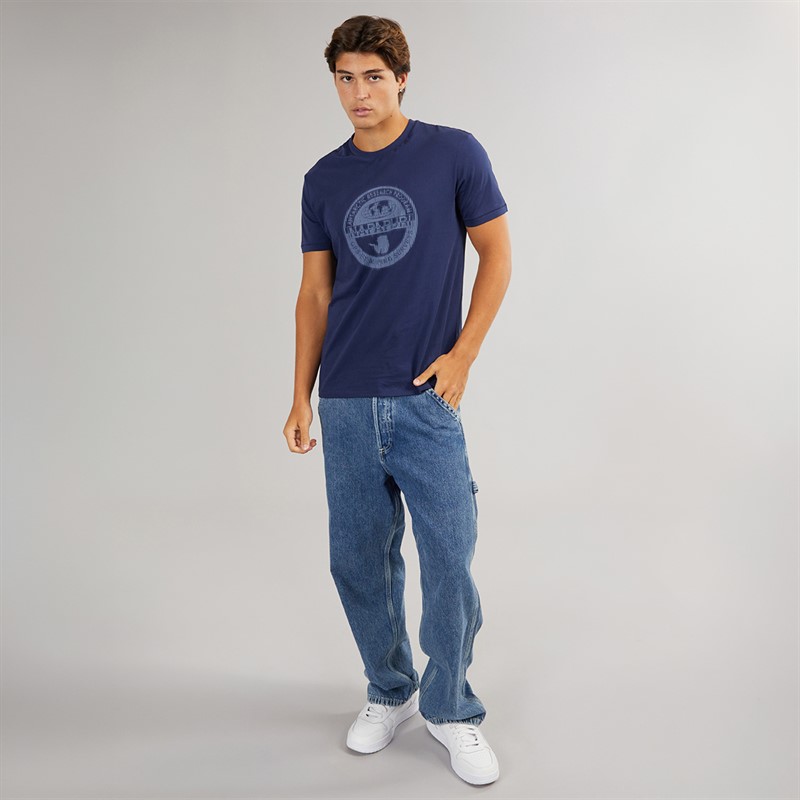 Napapijri Mens Mahsa T-Shirt Naval Acade