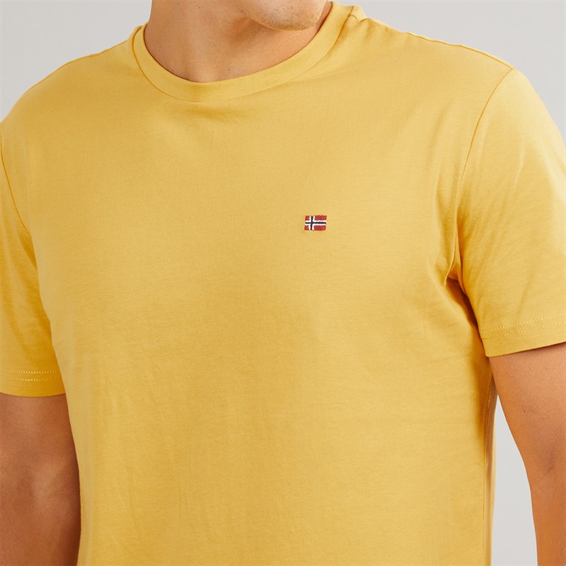 Napapijri Mens Salis T-Shirt Yolk Yellow