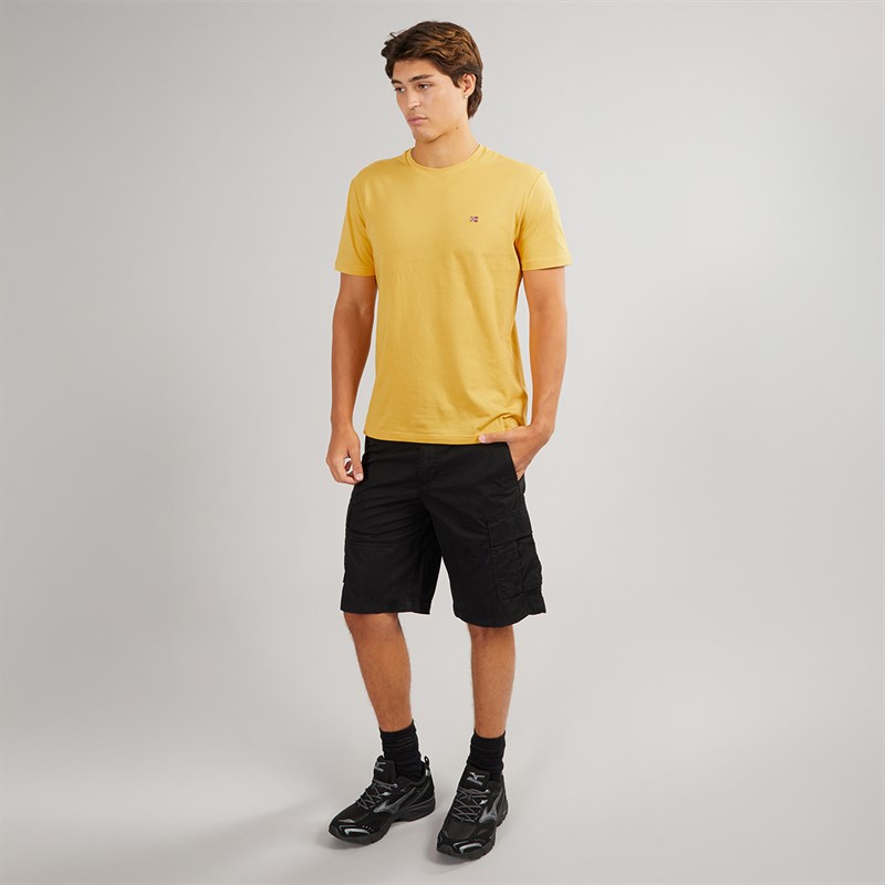 Napapijri Mens Salis T-Shirt Yolk Yellow