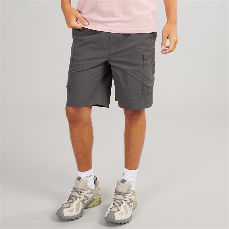 Napapijri Mens Natey Cargo Shorts Dark Grey Solid