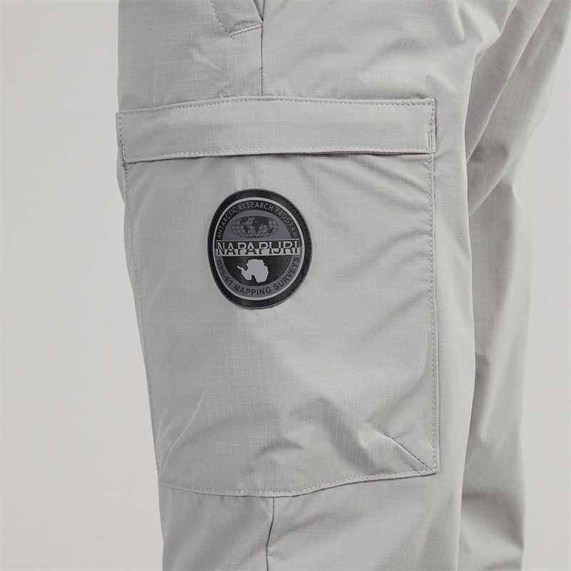 Napapijri Mens Matey Cargo Trousers Shark Skin