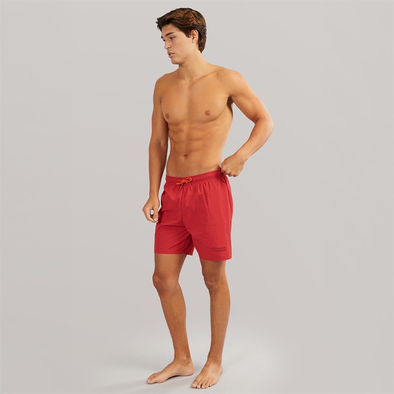 Napapijri Mens Box Logo Swim Shorts American