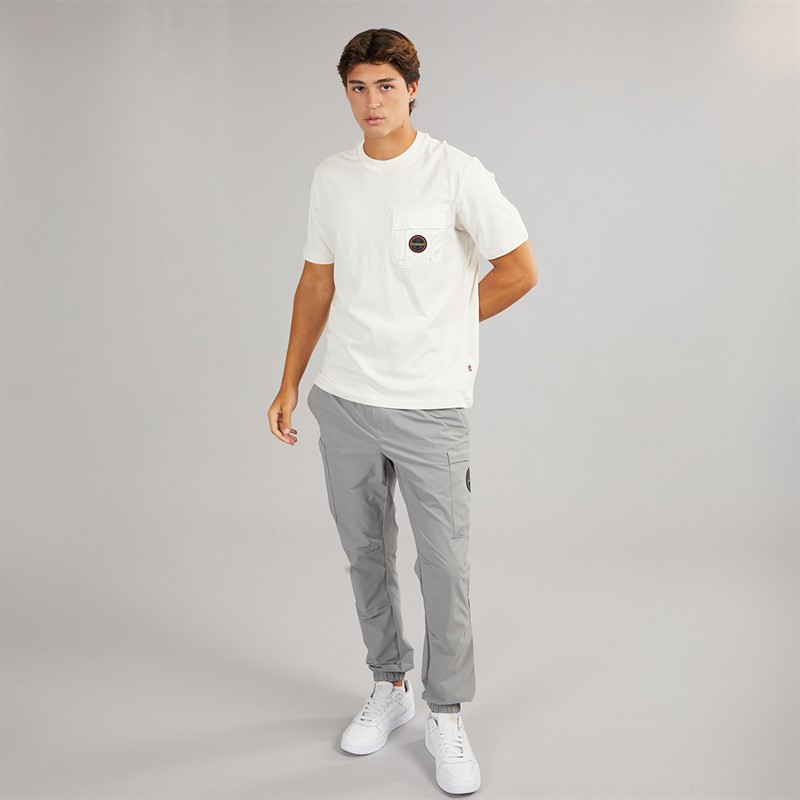 Napapijri Mens Linton T-Shirt White Whisper