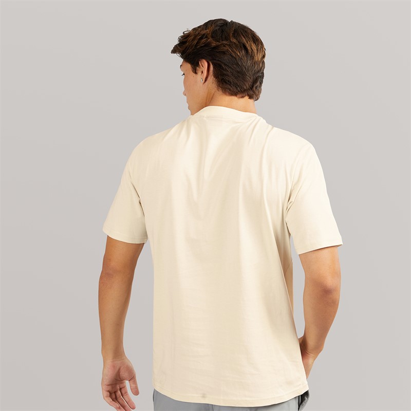 Napapijri Mens Bald T-Shirt Beige Dimity