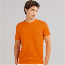 Napapijri Mens Salis T-Shirt Orange Pumpkin