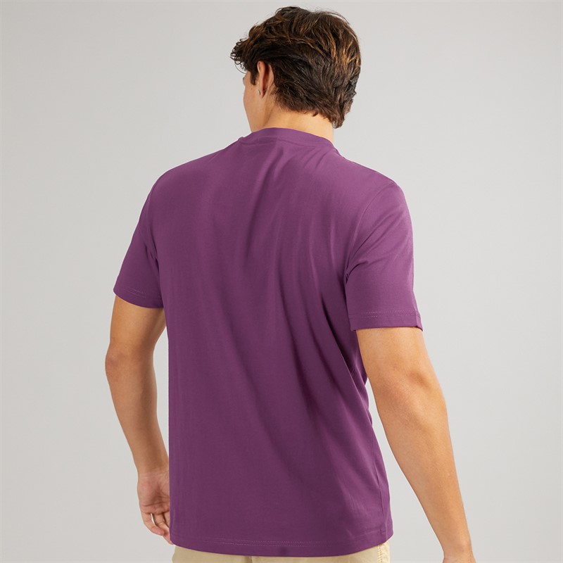 Napapijri Mens Lodestar T-Shirt Purple Pass