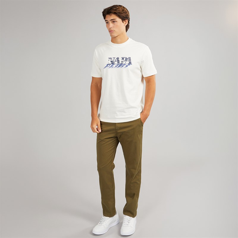 Napapijri Mens Puyo Chino Trousers Dark Olive