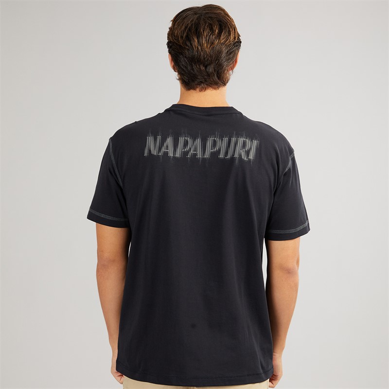 Napapijri Mens Umbra T-Shirt Black Beauty