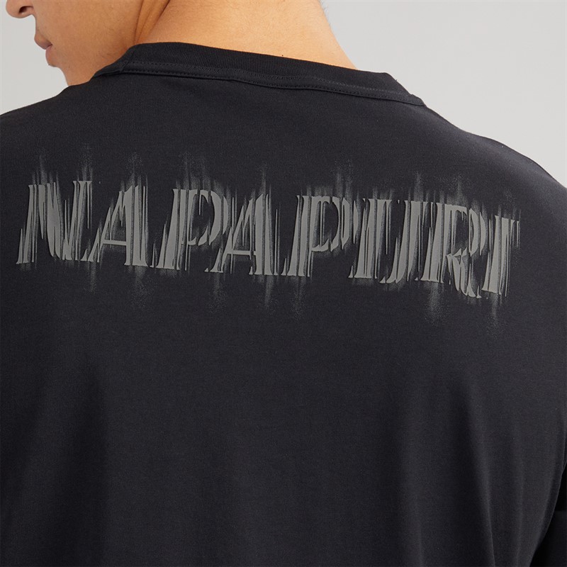 Napapijri Mens Umbra T-Shirt Black Beauty