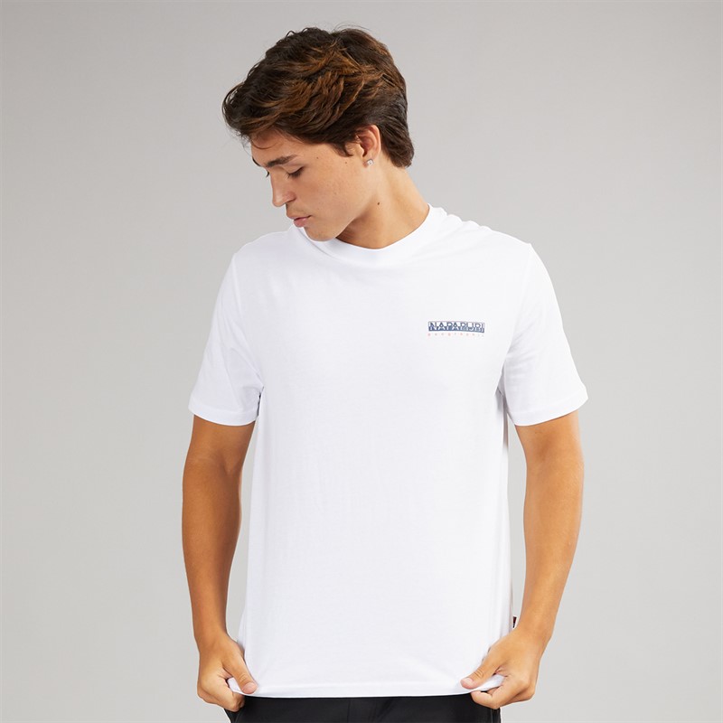 Napapijri Mens Rorvik T-Shirt Bright White